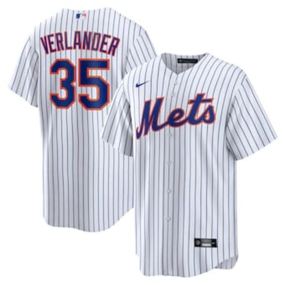 35 Justin Verlander White Stitched Jersey